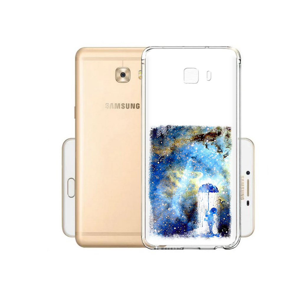 

Чехол MyPads Tocco для Samsung Galaxy C9 Pro мальчик в небе, Прозрачный, Tocco