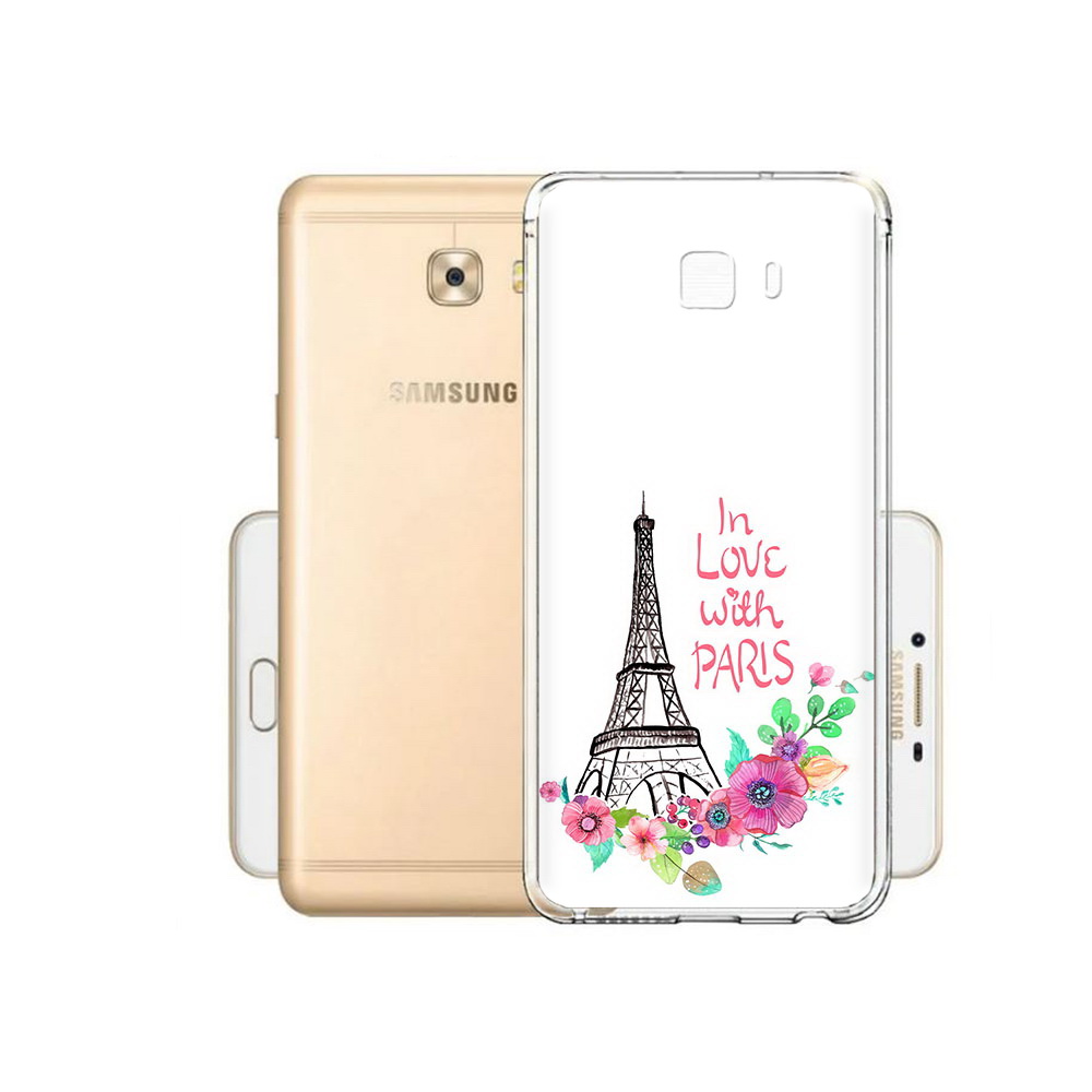 

Чехол MyPads Tocco для Samsung Galaxy C9 Pro любимый париж, Прозрачный, Tocco