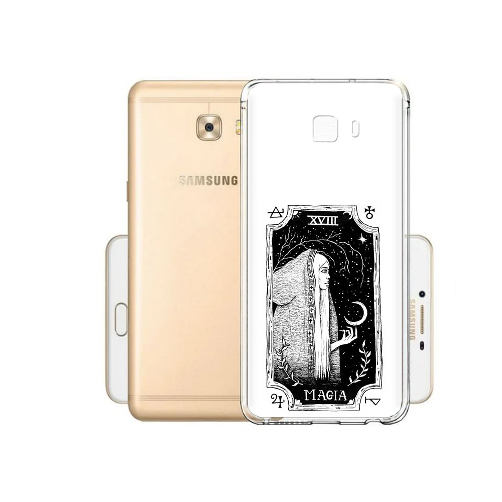 

Чехол MyPads Tocco для Samsung Galaxy C9 Pro лунная магия, Прозрачный, Tocco
