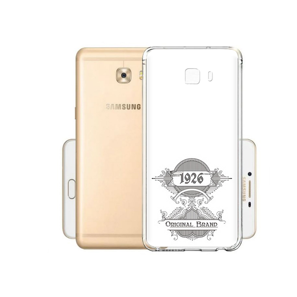

Чехол MyPads Tocco для Samsung Galaxy C9 Pro логотип черно белый, Прозрачный, Tocco
