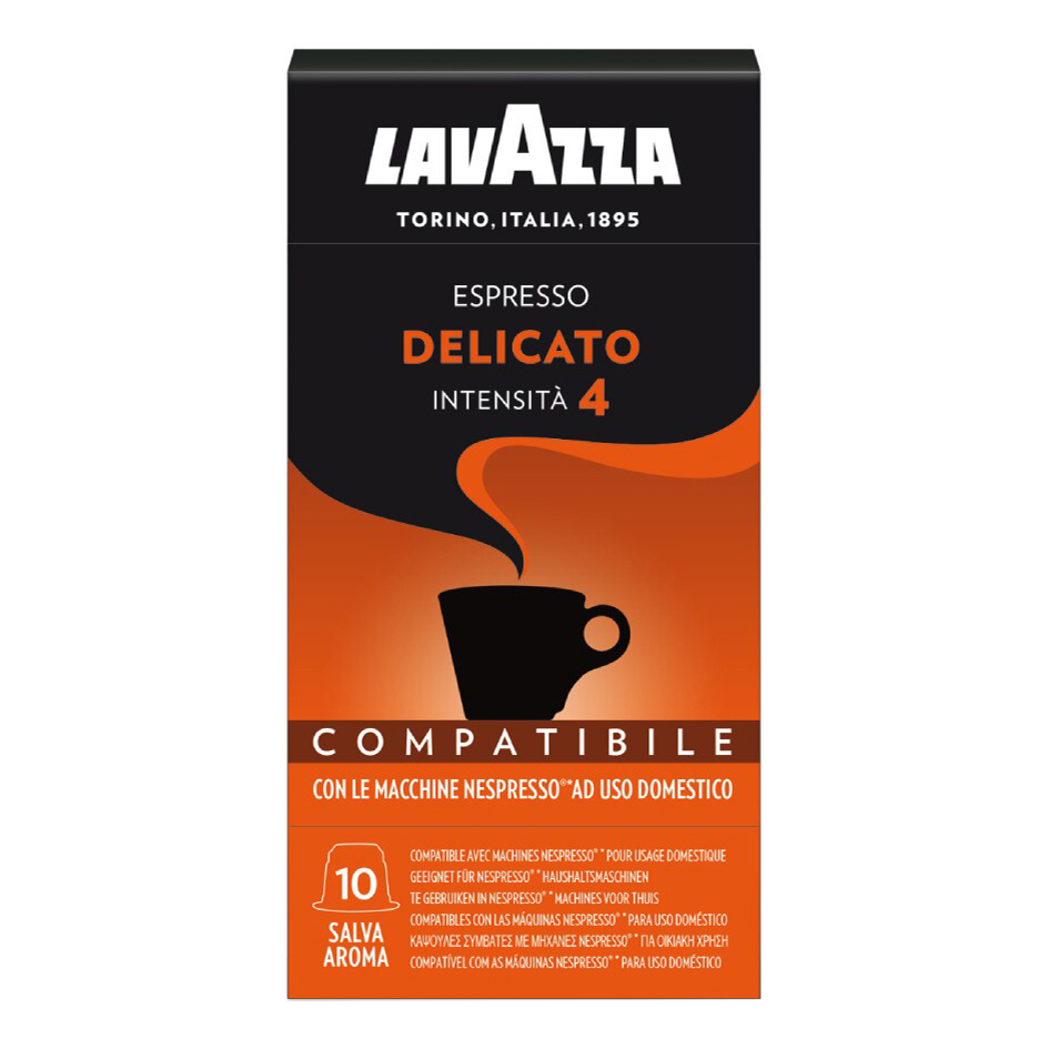 Кофе Lavazza Espresso Delicato Intenso в капсулах 5 г х 10 шт