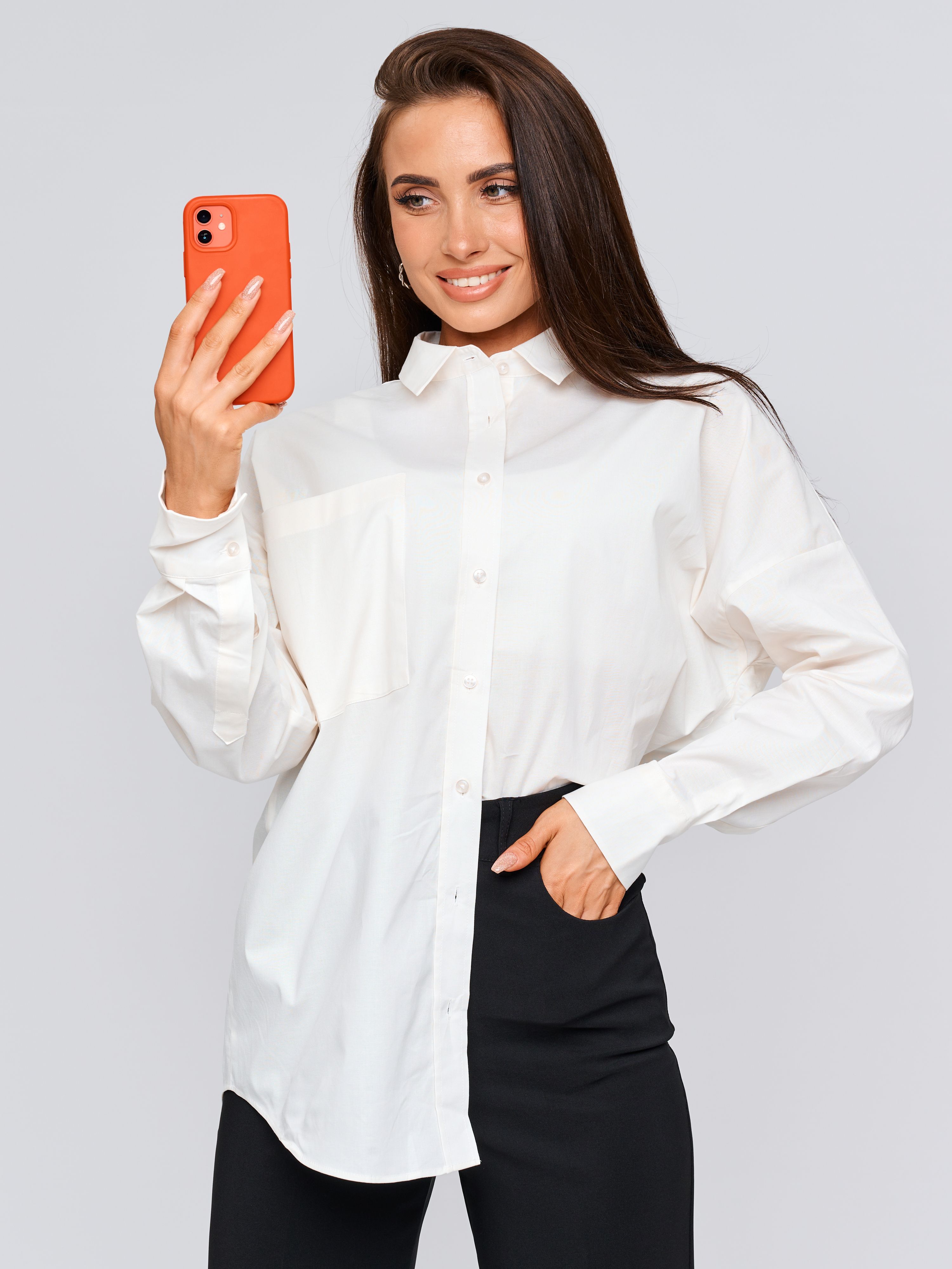 

Рубашка женская BAWER 1Q03 бежевая M, Бежевый, 1Q03