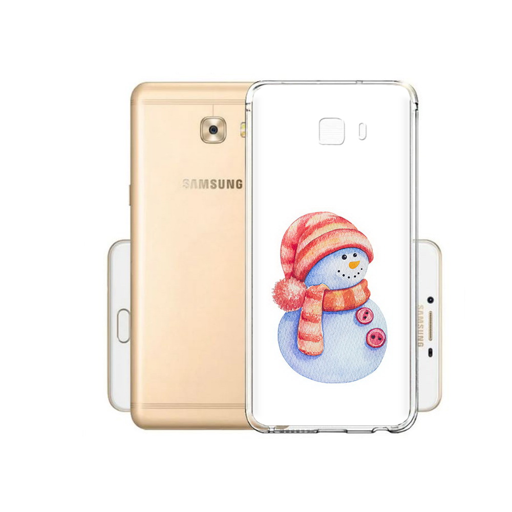 

Чехол MyPads Tocco для Samsung Galaxy C9 Pro Веселый снеговик, Прозрачный, Tocco