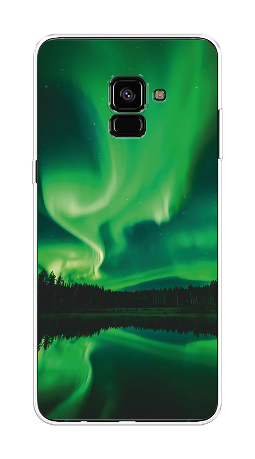 

Чехол Awog на Samsung Galaxy A8 + "Ночные пейзажи 7", Зеленый;черный, 25550-4
