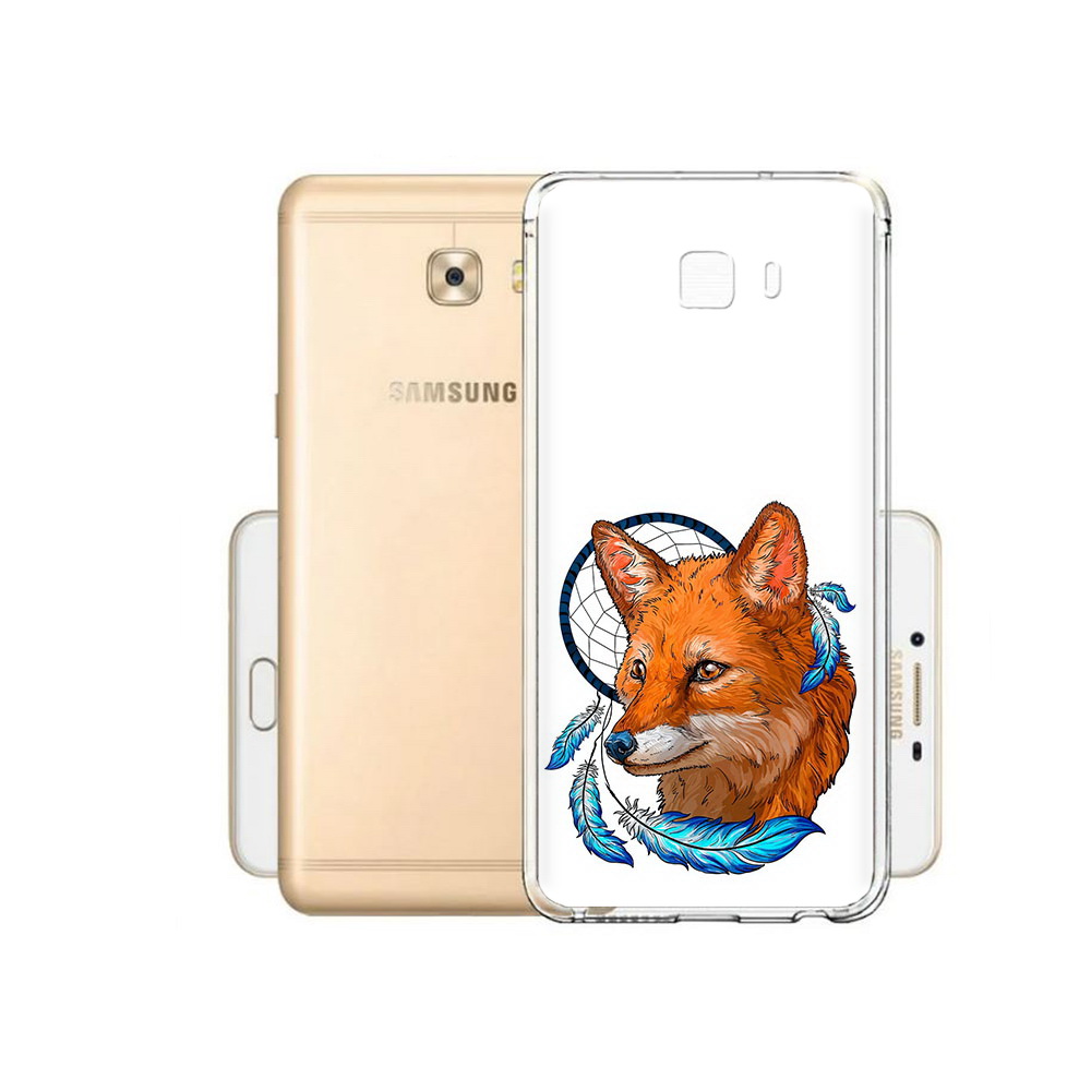 

Чехол MyPads Tocco для Samsung Galaxy C9 Pro лиса и ловец снов, Прозрачный, Tocco