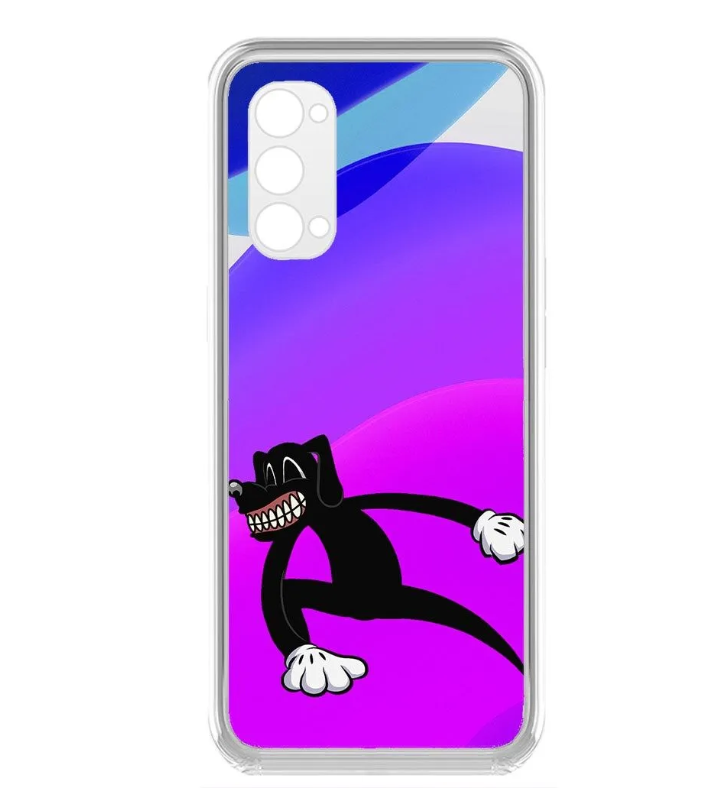 

Чехол-накладка Krutoff Clear Case Хаги Ваги - Картун Дог для Oppo Reno6, Разноцветный