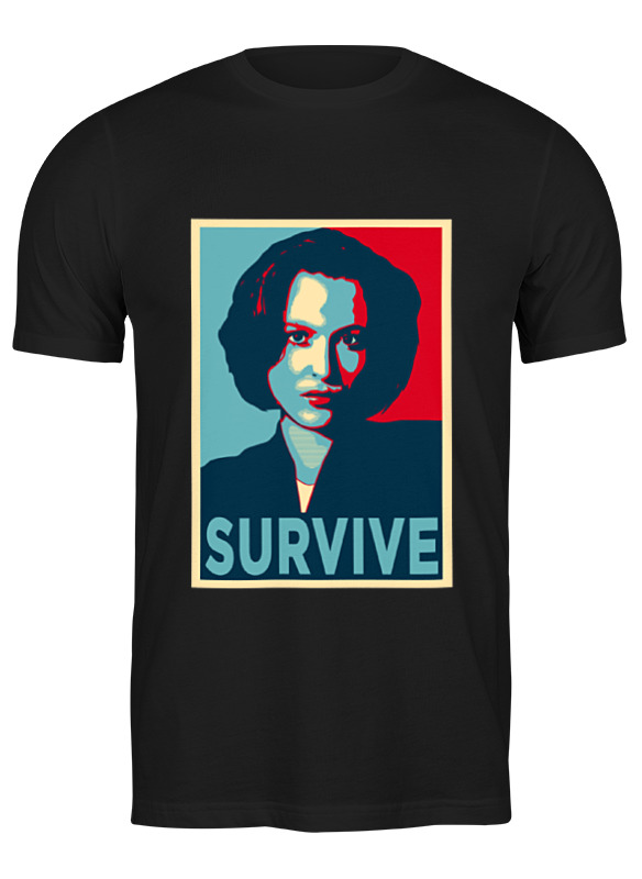 

Футболка мужская Printio Дана скалли (survive) черная 3XL, Черный, Дана скалли (survive)