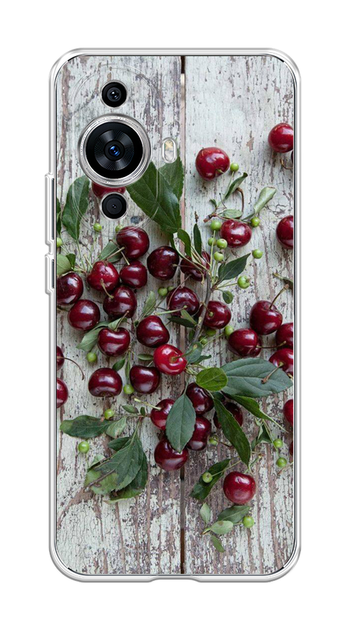 

Чехол на Huawei Nova 11 "Вишня", Бордовый;зеленый;серый, 6121250-1