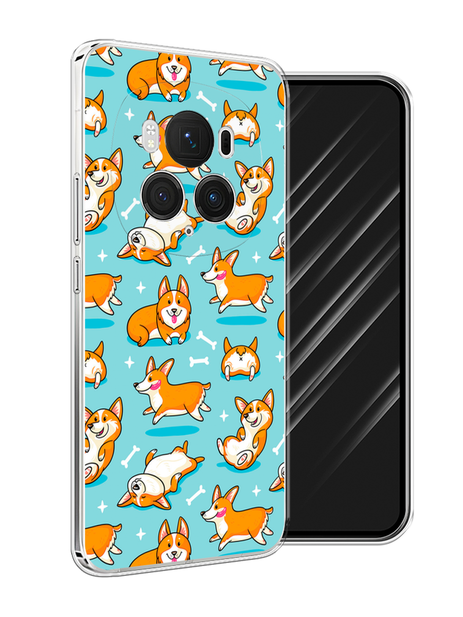 

Чехол Awog на Honor Magic 6 Pro "Веселые корги", Коричневый, 6123750-1