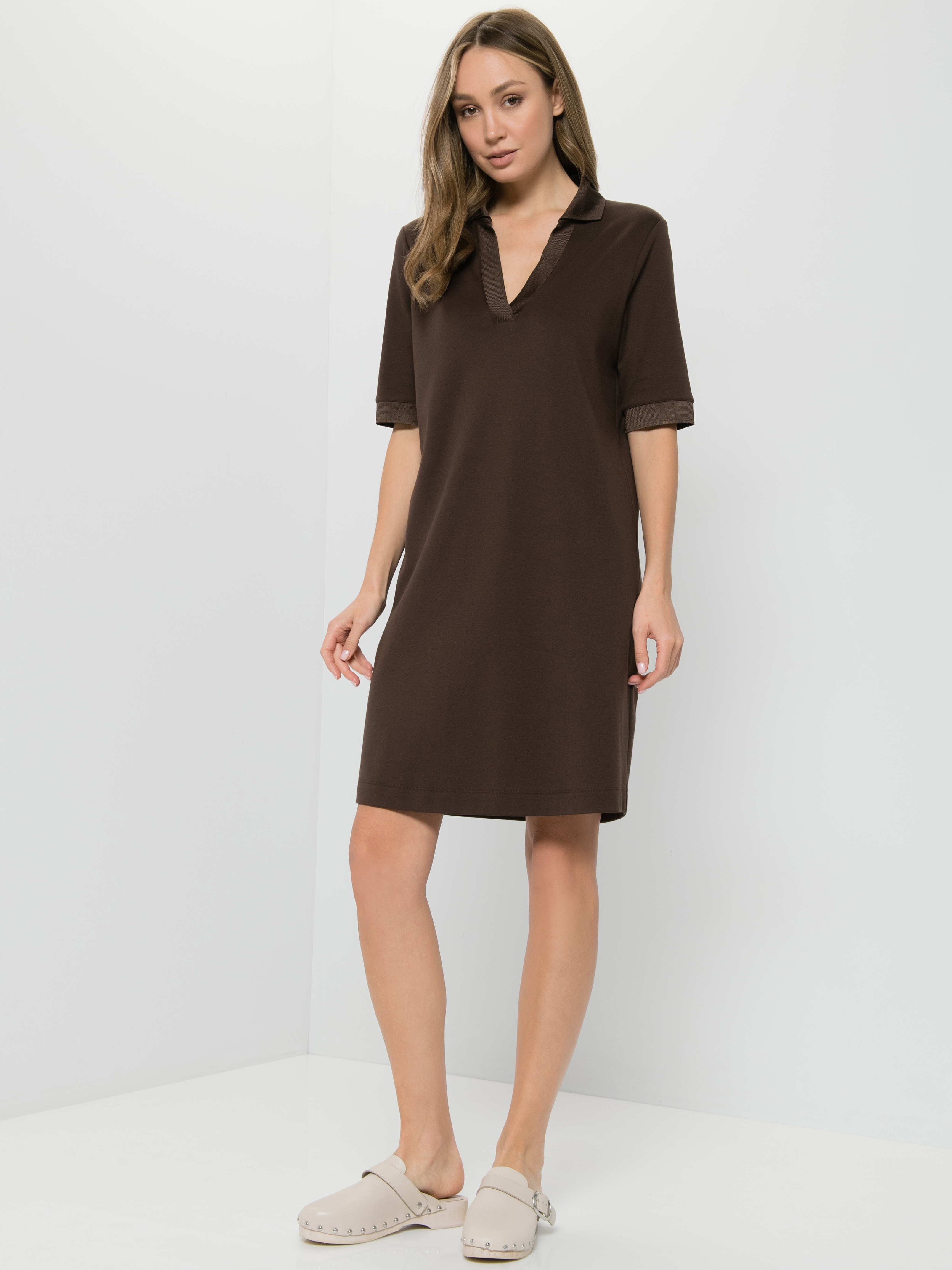 

Платье женское Gerry Weber 685081-44051-70487 коричневое 40, 685081-44051-70487