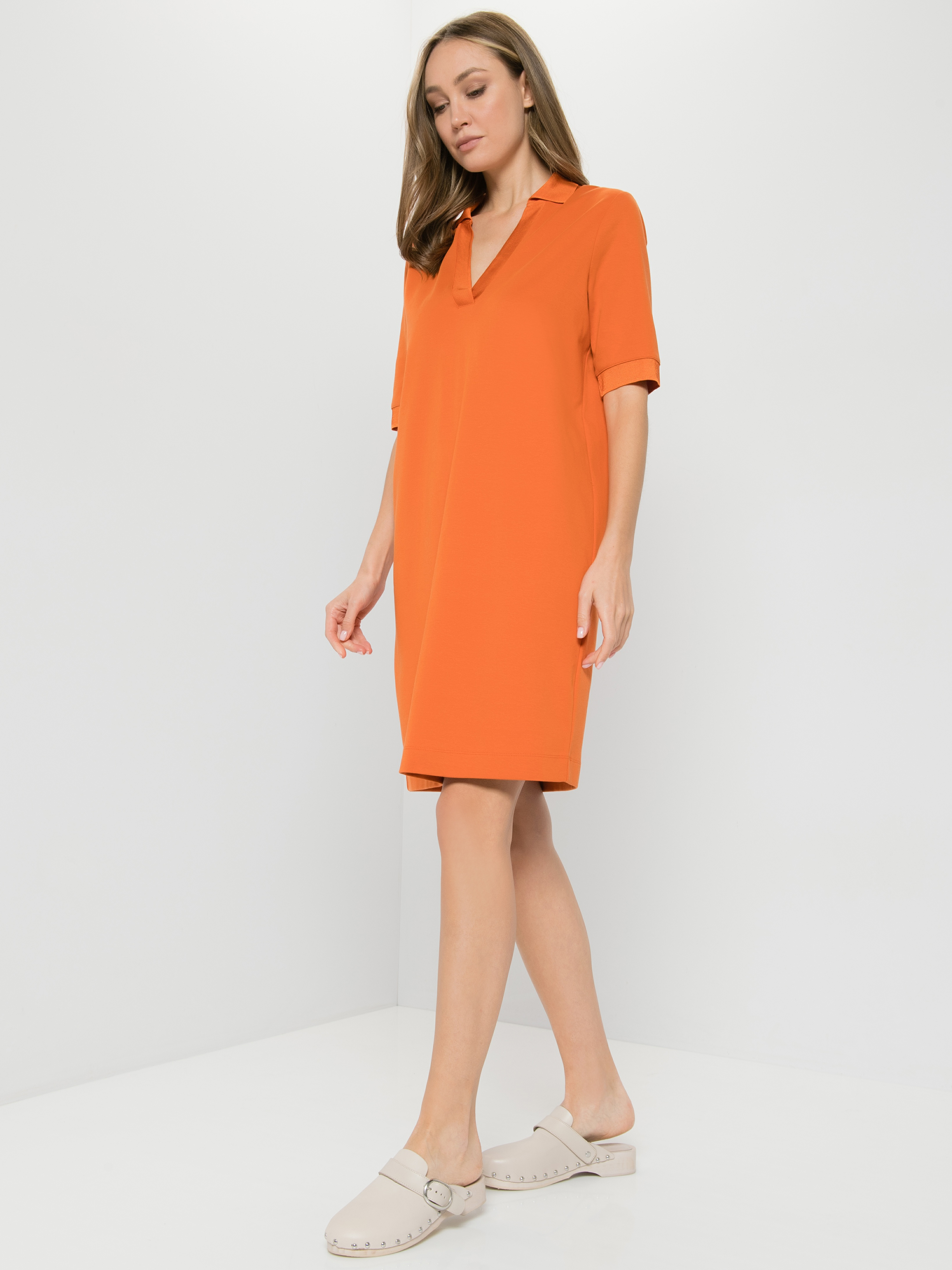 

Платье женское Gerry Weber 685081-44051-60694 оранжевое 44, 685081-44051-60694