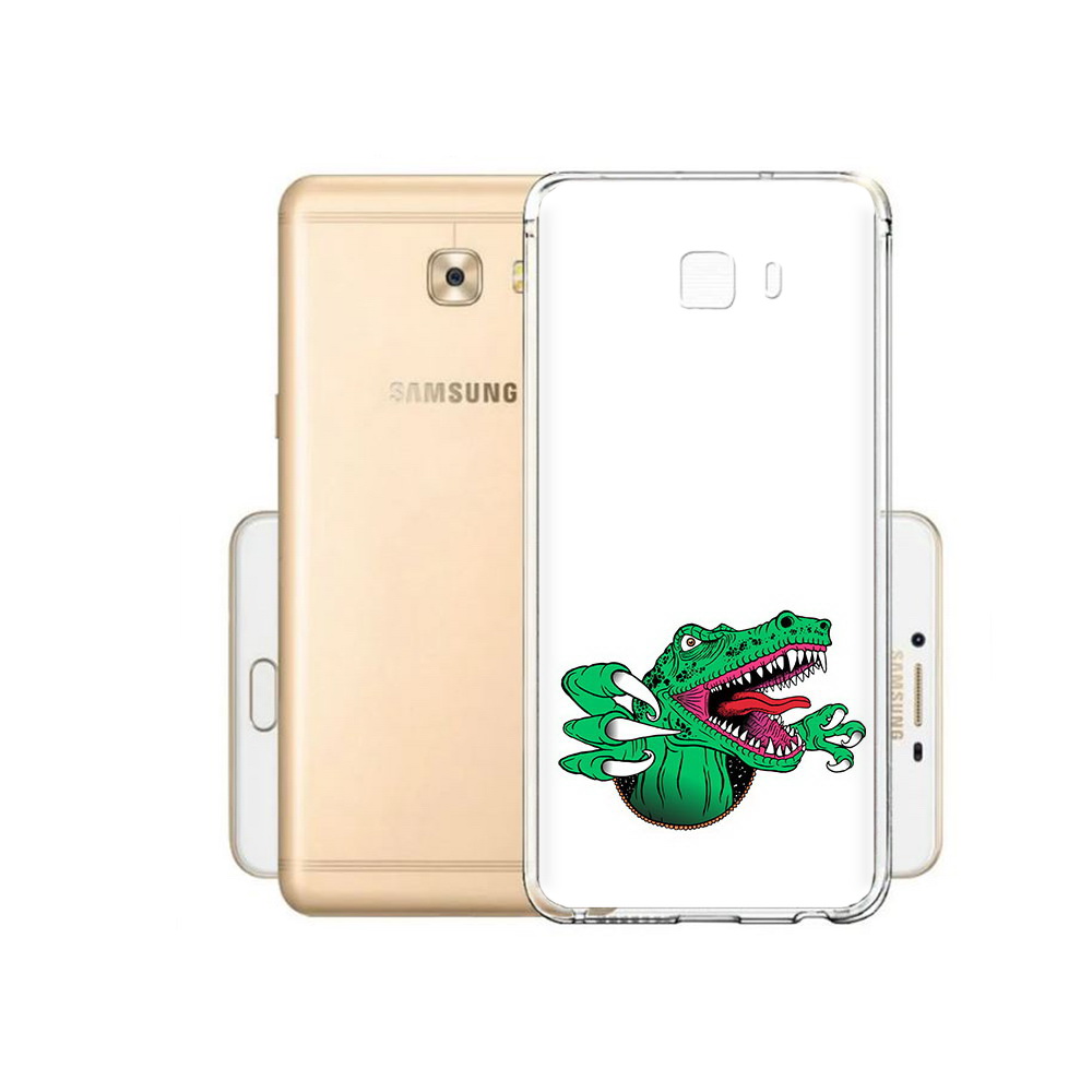 

Чехол MyPads Tocco для Samsung Galaxy C9 Pro крокодил, Прозрачный, Tocco