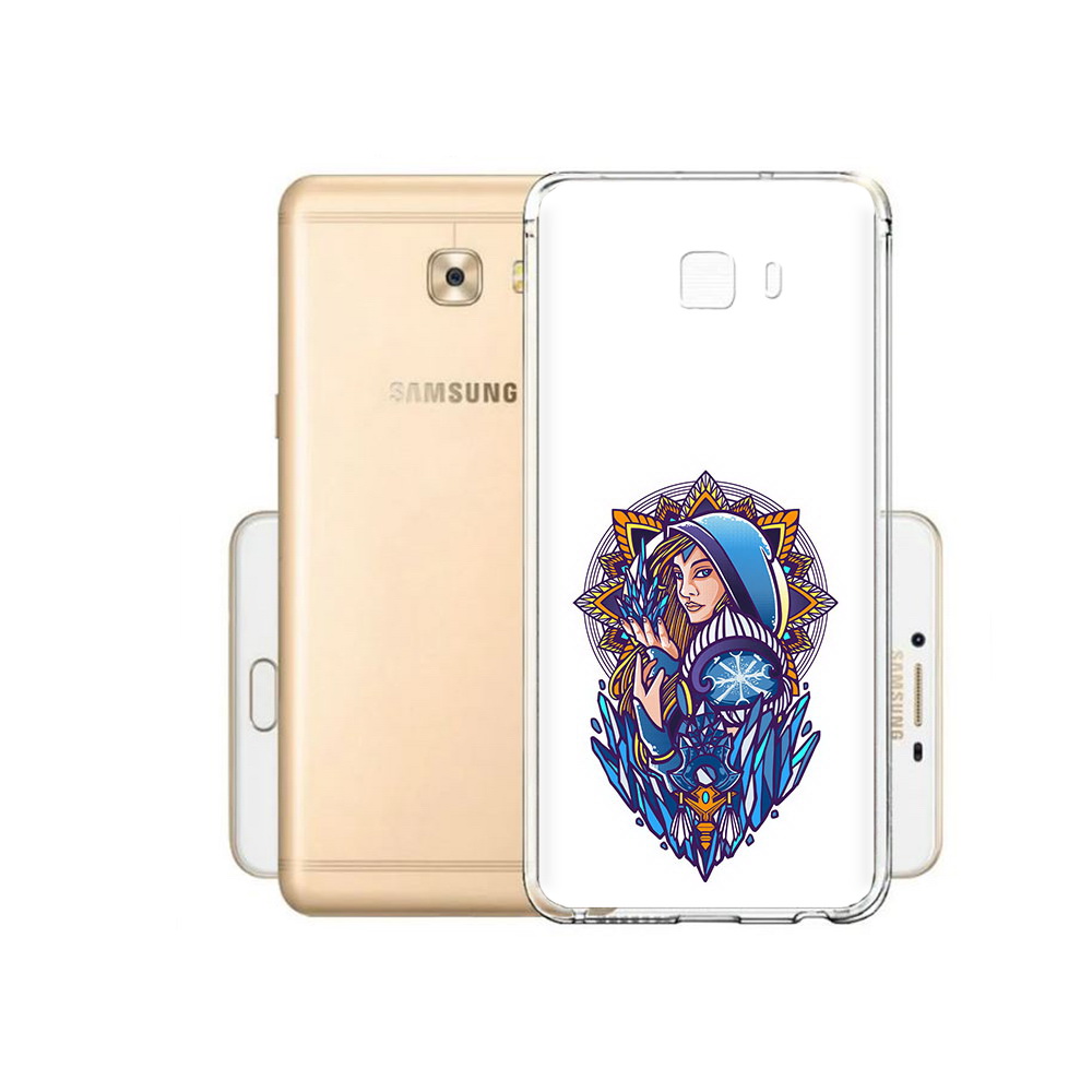 

Чехол MyPads Tocco для Samsung Galaxy C9 Pro кристал мейден дота 2, Прозрачный, Tocco