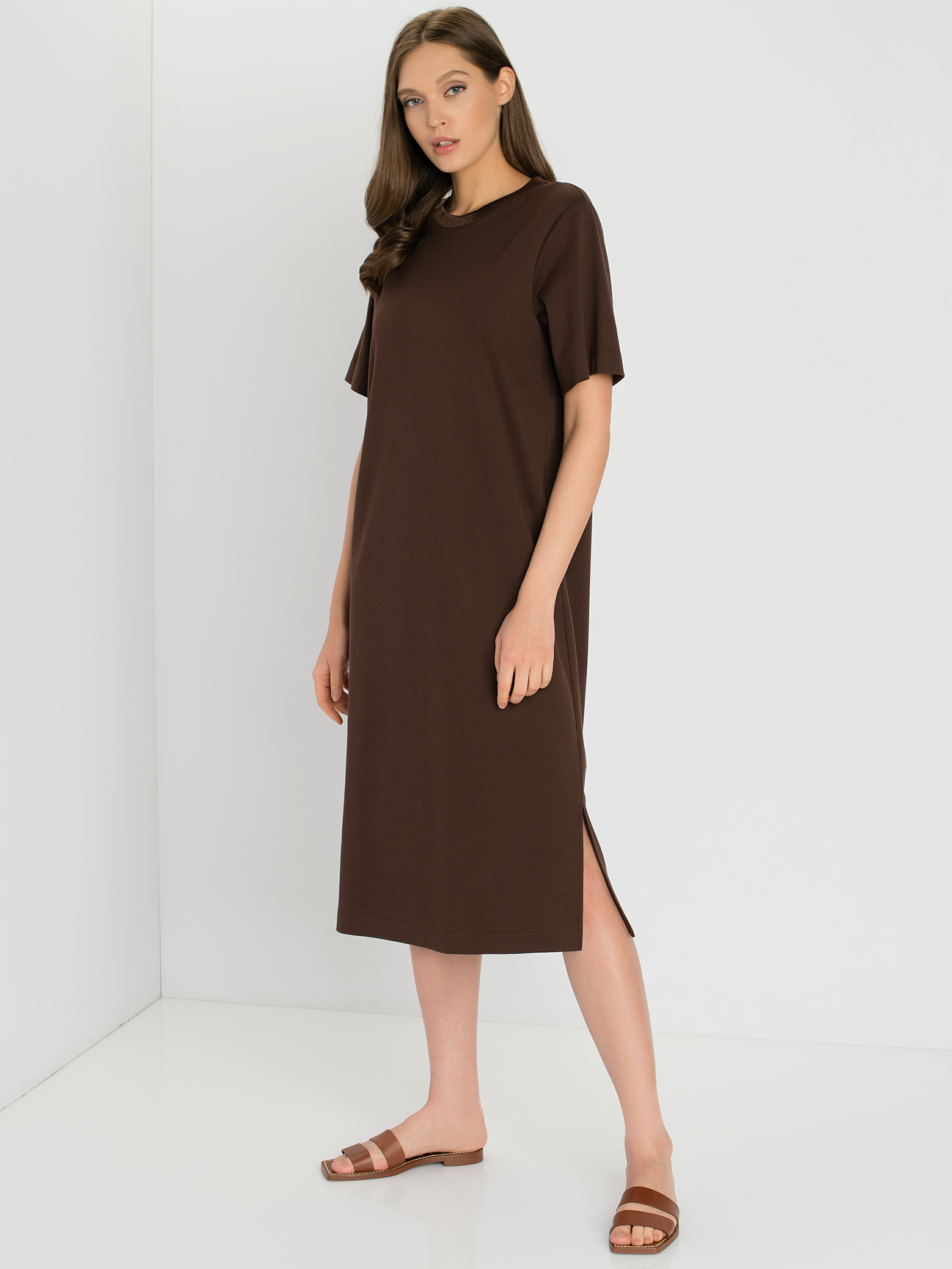 

Платье женское Gerry Weber 685080-44051-70487 коричневое 38, 685080-44051-70487