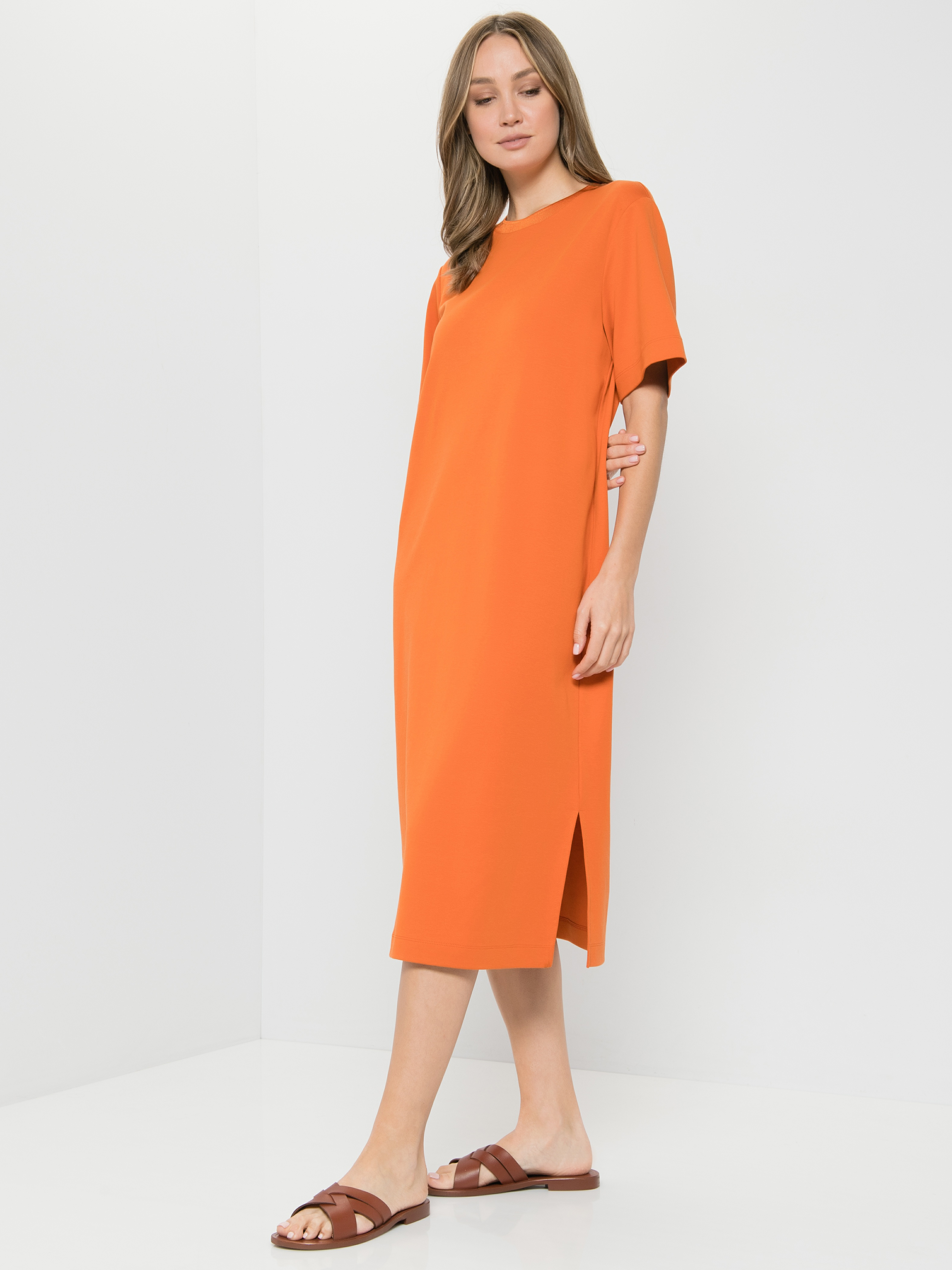 

Платье женское Gerry Weber 685080-44051-60694 оранжевое 42, 685080-44051-60694