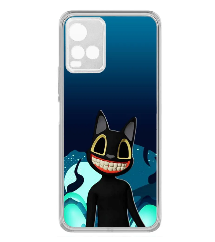 

Чехол-накладка Krutoff Clear Case Хаги Ваги - Картун Кэт для Vivo V21, Разноцветный