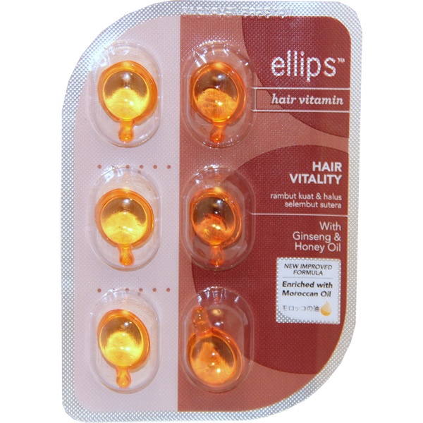 

Витамины Ellips hair vitality для жестких волос, блистер, 6 шт.