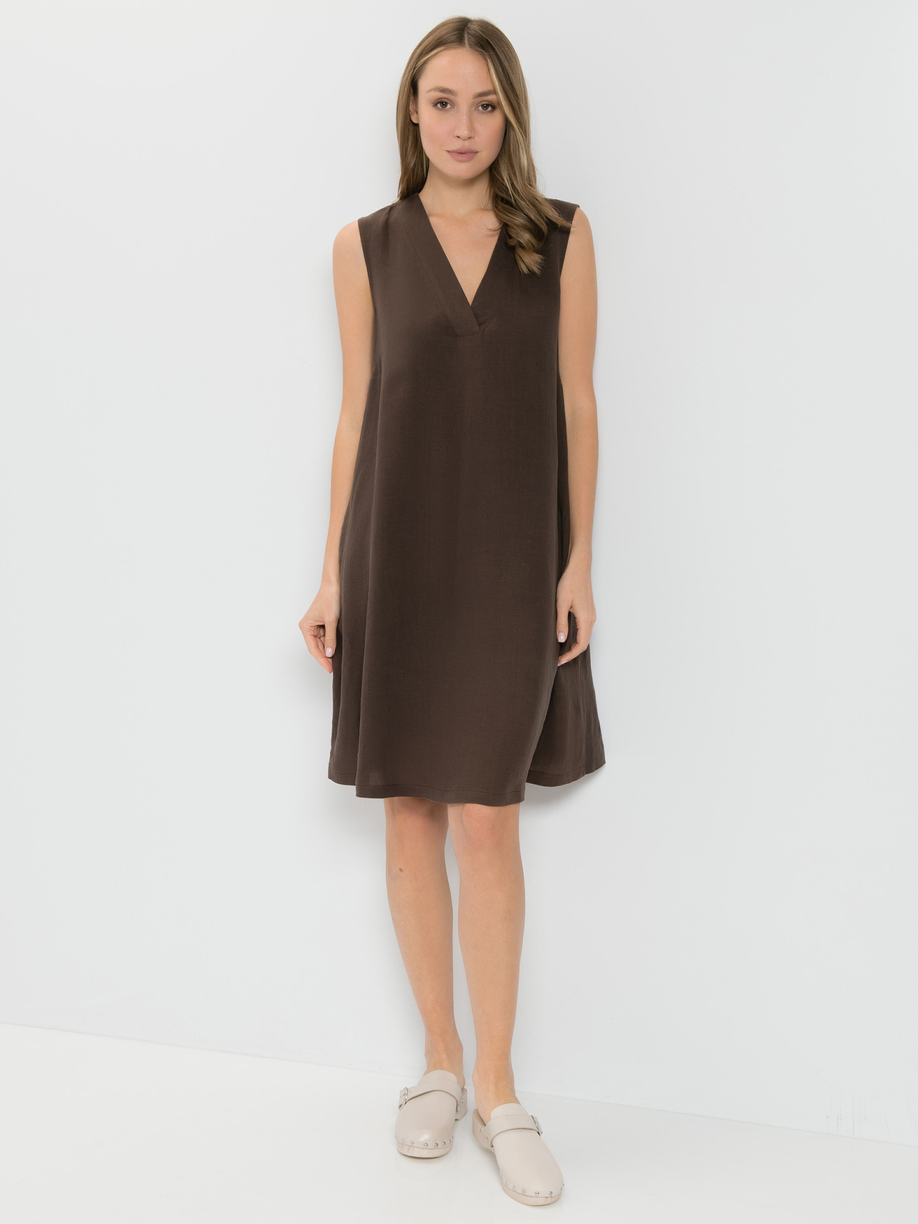 

Платье женское Gerry Weber 685012-66427-70487 коричневое 38, 685012-66427-70487