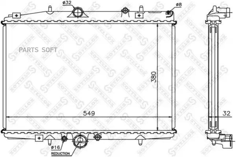 

Радиатор Stellox 1025353sx, Радиатор Stellox 1025353sx Stellox 1025353sx