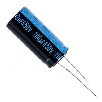 

конденсатор электролитический 100x450 (18x40) TK Jamicon 105C