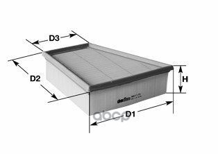 фото Фильтр воздушный clean filter ma3218