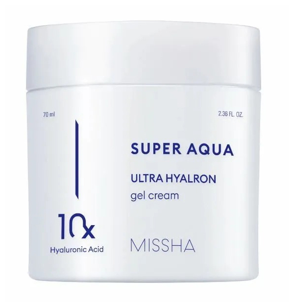 Ультраувлажняющий охлаждающий гель-крем Missha Super Aqua Ultra Hyalron Gel Cream, 70 мл мужской охлаждающий гель для душа и шампунь hochet марокканская мята и кипарис 200мл