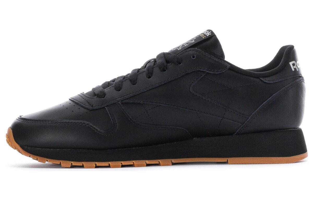 

Кроссовки унисекс Reebok Classic Leather черные 44.5 EU, Черный, Classic Leather