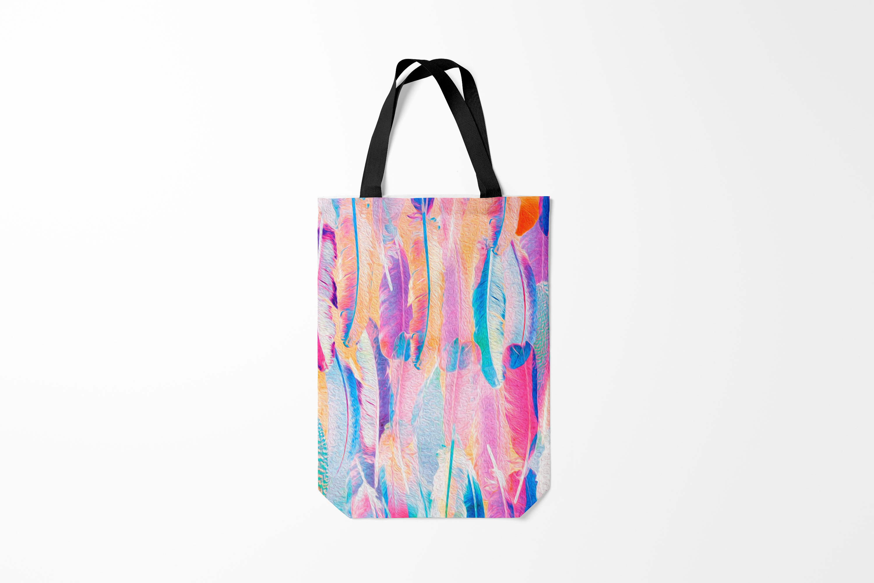

Сумка шoппер унисекс Burnettie Tie Dye ПЕРЬЯ, разноцветный, Tie Dye ПЕРЬЯ