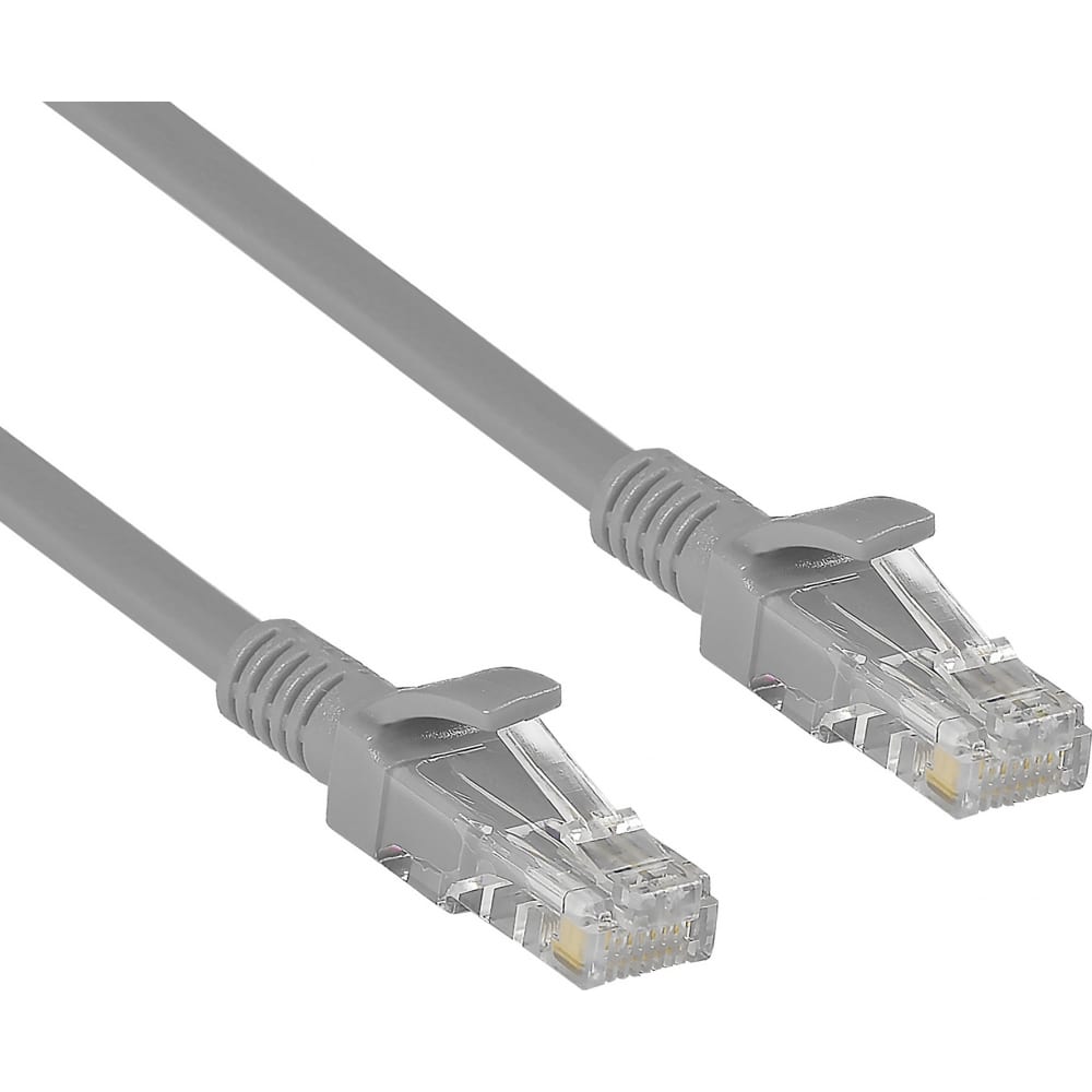 Патч-корд ExeGate UTP-RJ45-RJ45-5e-30M-GY, UTP, cat.5e, 30м, серый 272303