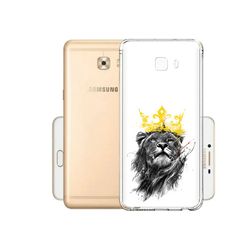 

Чехол MyPads Tocco для Samsung Galaxy C9 Pro король-лев, Прозрачный, Tocco