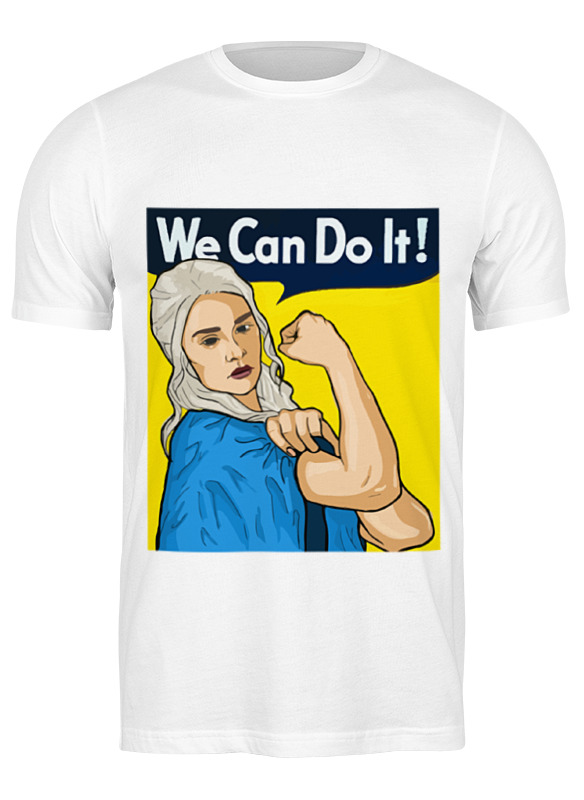 

Футболка мужская Printio Daenerys targaryen (game of thrones) белая 3XL, Daenerys targaryen (game of thrones)