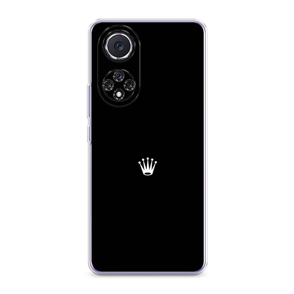 фото Чехол awog "белая корона на черном фоне" для huawei nova 9