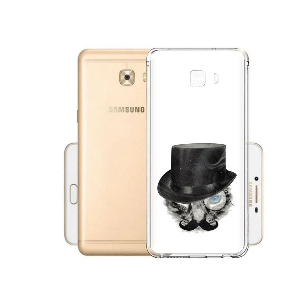 

Чехол MyPads Tocco для Samsung Galaxy C9 Pro интелегентный кот, Прозрачный, Tocco