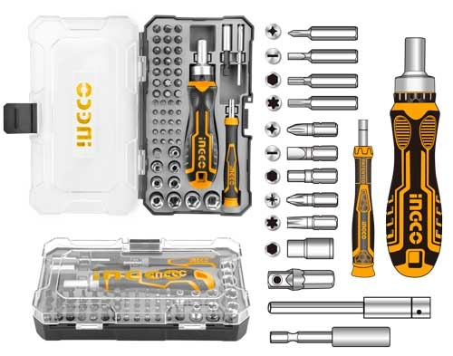 

Отвертка с трещоткой (55 в 1) INGCO INDUSTRIAL HKSDB0558