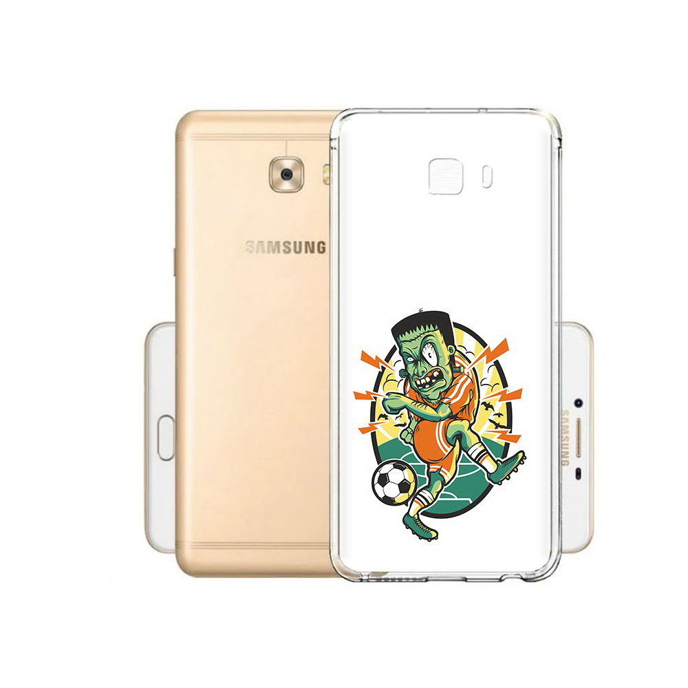

Чехол MyPads Tocco для Samsung Galaxy C9 Pro зомби футболист, Прозрачный, Tocco