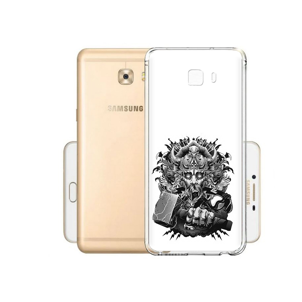 

Чехол MyPads Tocco для Samsung Galaxy C9 Pro злой тор, Прозрачный, Tocco