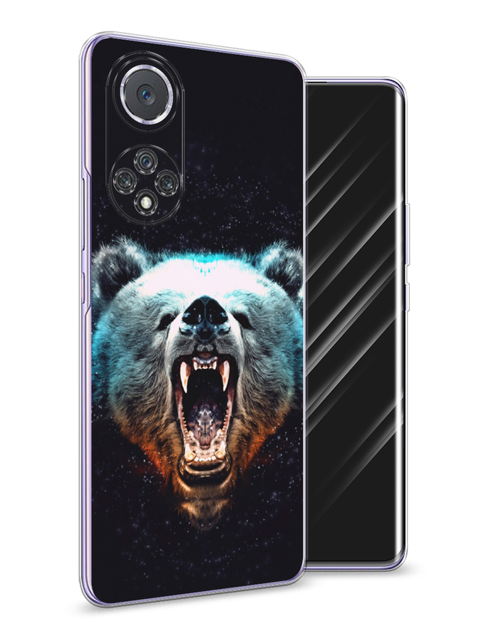 

Чехол Awog на Huawei Nova 9 "Медведь", Коричневый;голубой;черный, 6106150-2