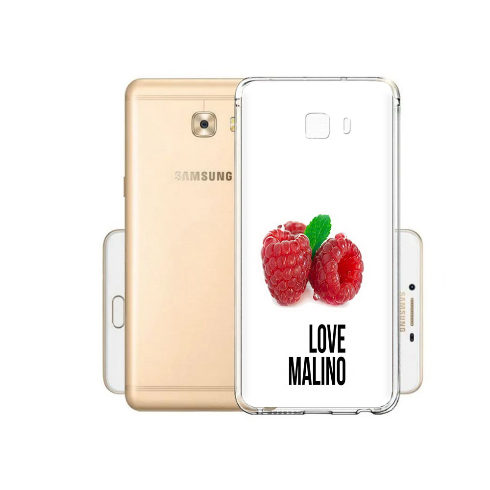 

Чехол MyPads Tocco для Samsung Galaxy C9 Pro Бренд лове малино, Прозрачный, Tocco