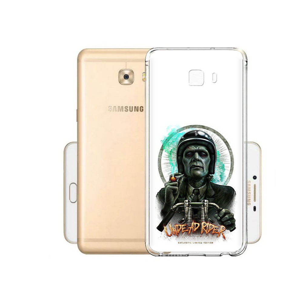 

Чехол MyPads Tocco для Samsung Galaxy C9 Pro зеленый мужчина с сигаретой на мотоцикле, Прозрачный, Tocco