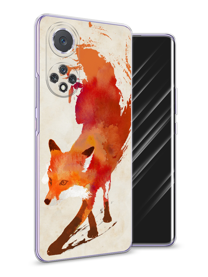 

Чехол Awog на Huawei Nova 9 "Лиса", Оранжевый, 6106150-10