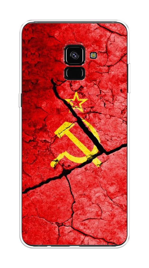 

Чехол Awog на Samsung Galaxy A8 + "СССР", Красный;черный;желтый, 25550-5