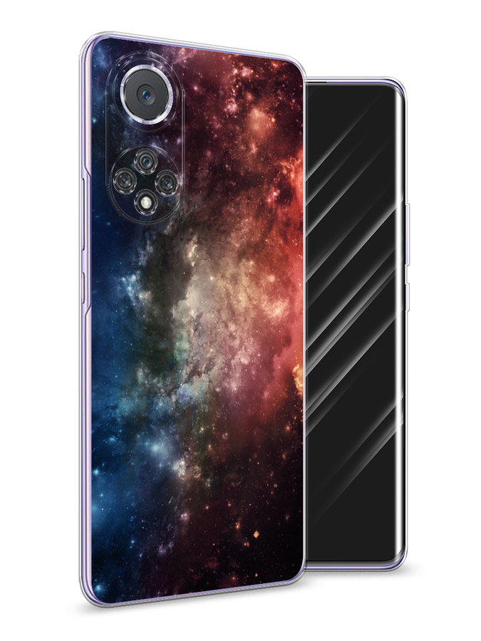 

Чехол Awog на Huawei Nova 9 "Космос", Синий;бежевый;красный, 6106150-4