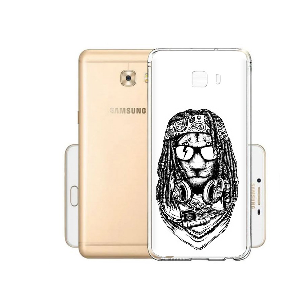 

Чехол MyPads Tocco для Samsung Galaxy C9 Pro дреды льва, Прозрачный, Tocco
