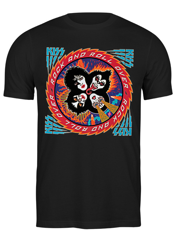 

Футболка мужская Printio Kiss band черная 3XL, Черный, Kiss band