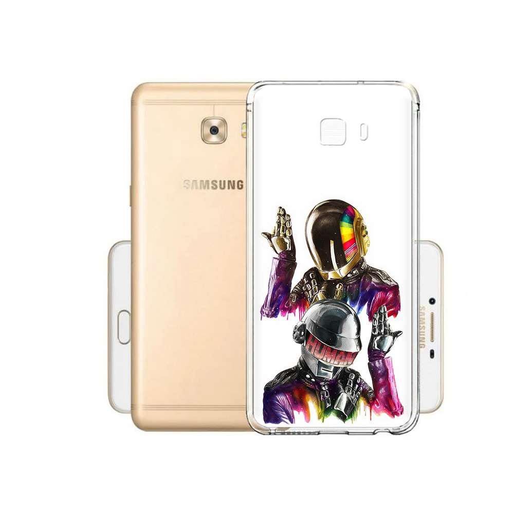 

Чехол MyPads Tocco для Samsung Galaxy C9 Pro диско космонавты, Прозрачный, Tocco