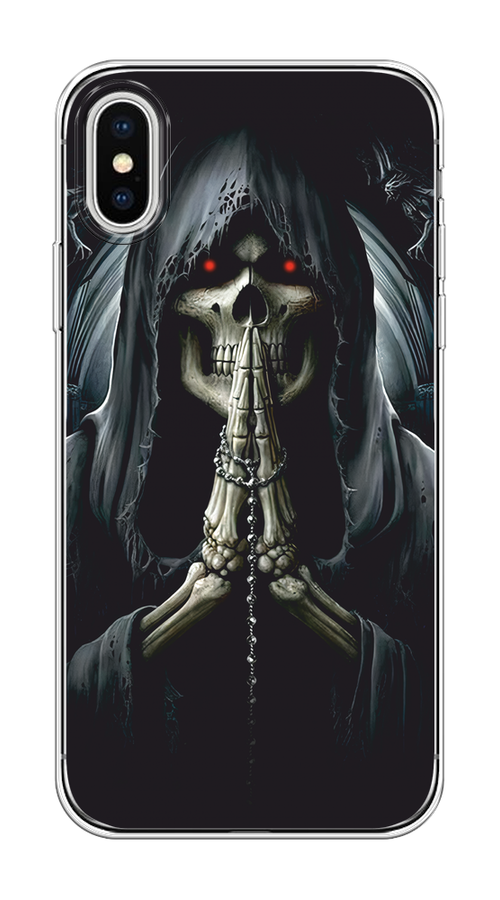 

Чехол на Apple iPhone X/XS "Молитва", Серый, 11050-1