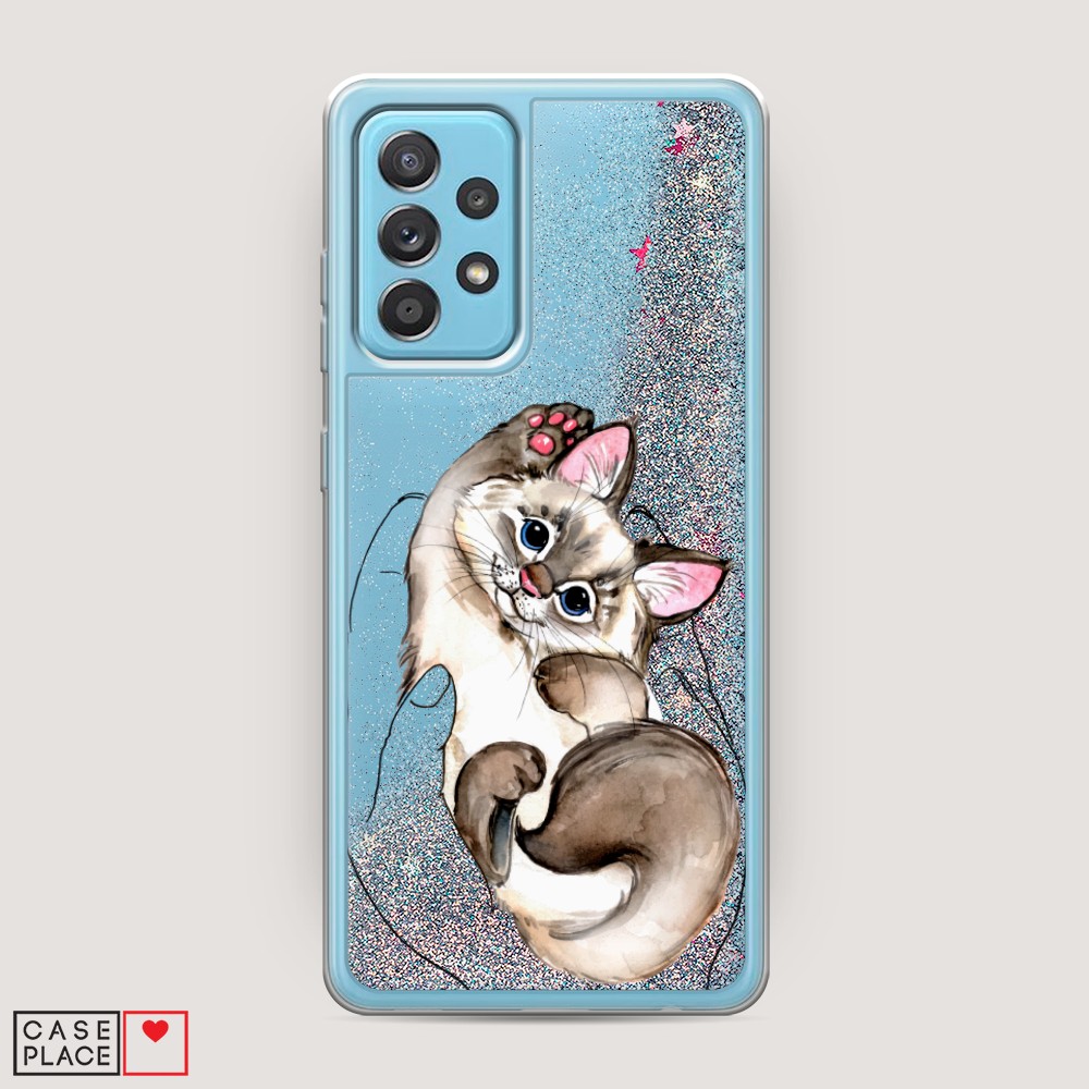 

Чехол Awog на Samsung Galaxy A52 / Самсунг A52 "Котенок в ладошках", Разноцветный, 2102491-1