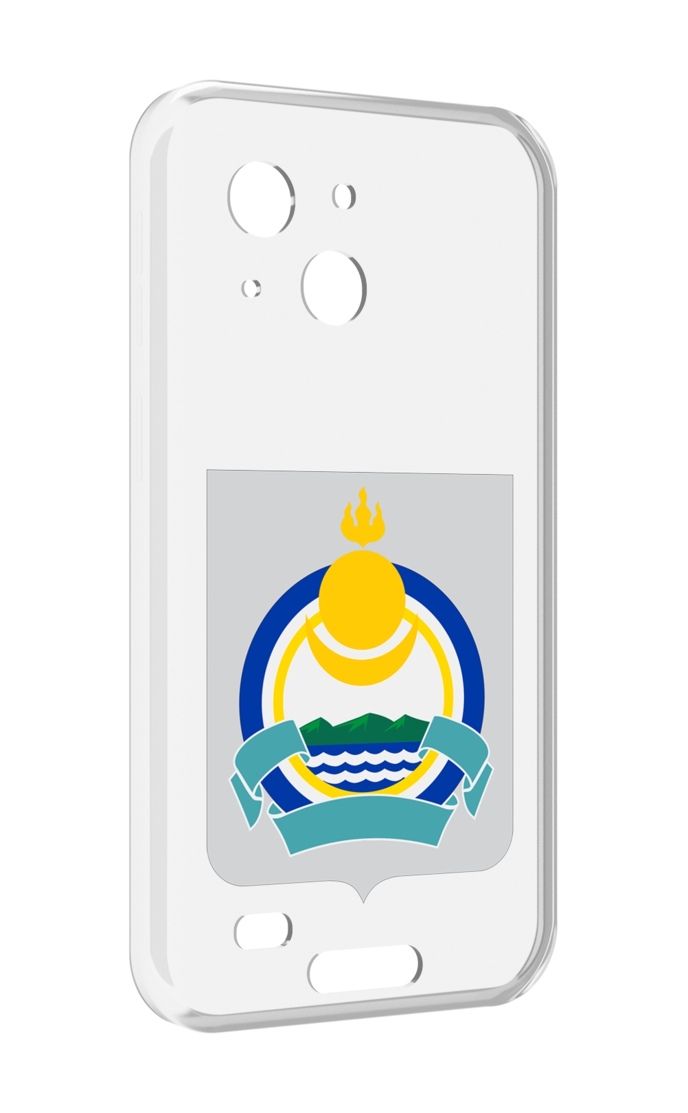 

Чехол MyPads герб-бурятия для Oukitel WP20 / WP20 Pro, Прозрачный, Tocco
