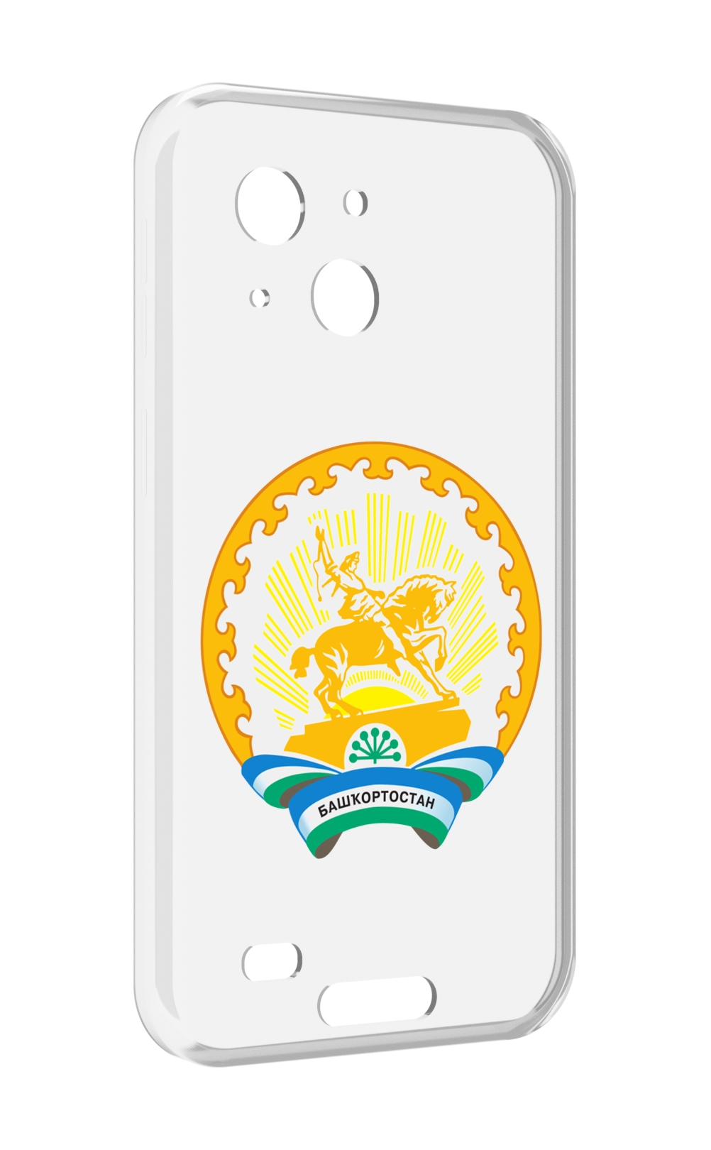 

Чехол MyPads герб-башкортостан-уфа для Oukitel WP20 / WP20 Pro, Прозрачный, Tocco