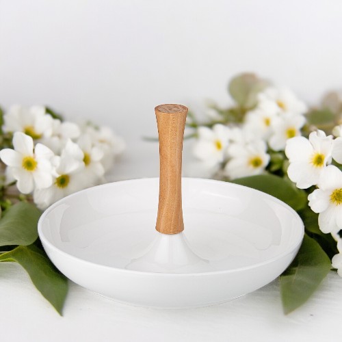 

Блюдо сервировочное Lefard, фарфоровое, 25 см с ручкой